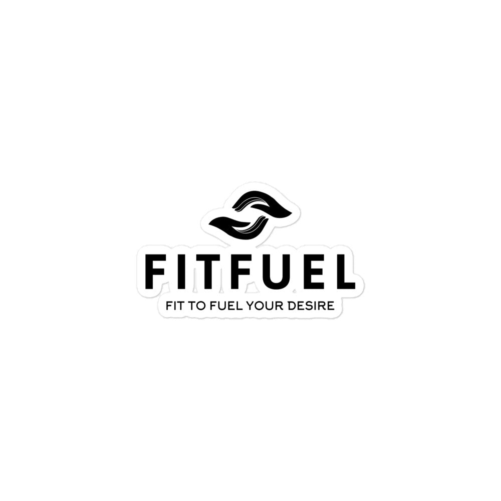 FitFuel Bubble-free stickers