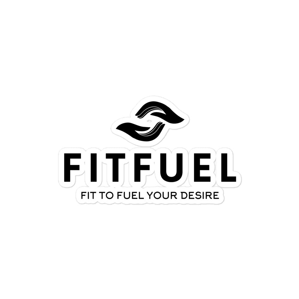 FitFuel Bubble-free stickers