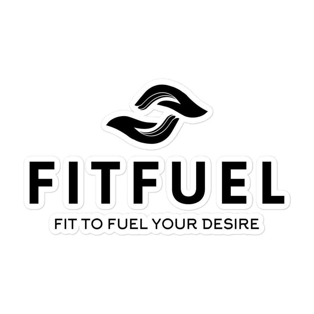 FitFuel Bubble-free stickers